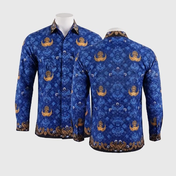Batik KORPRI Terbaru Pria Wanita Kemeja Dinas PNS Seragam Korpri Katun Halus